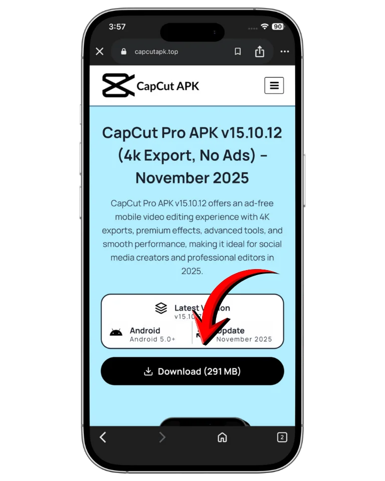 Download capcut pro apk